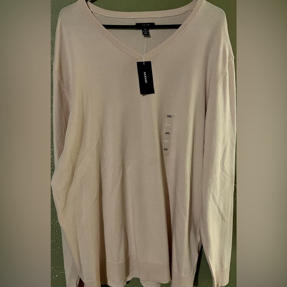Alfani Men’s V-Neck Long Sleeve Sweater XXL